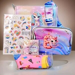 ​✨ NIB 8th Birthday Unicorn Gift Box Set - 5pc Magical Sparkle Bundle ✨